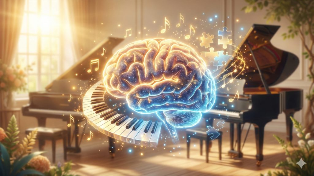 40Hz脳活ピアノBGMのサムネイル画像